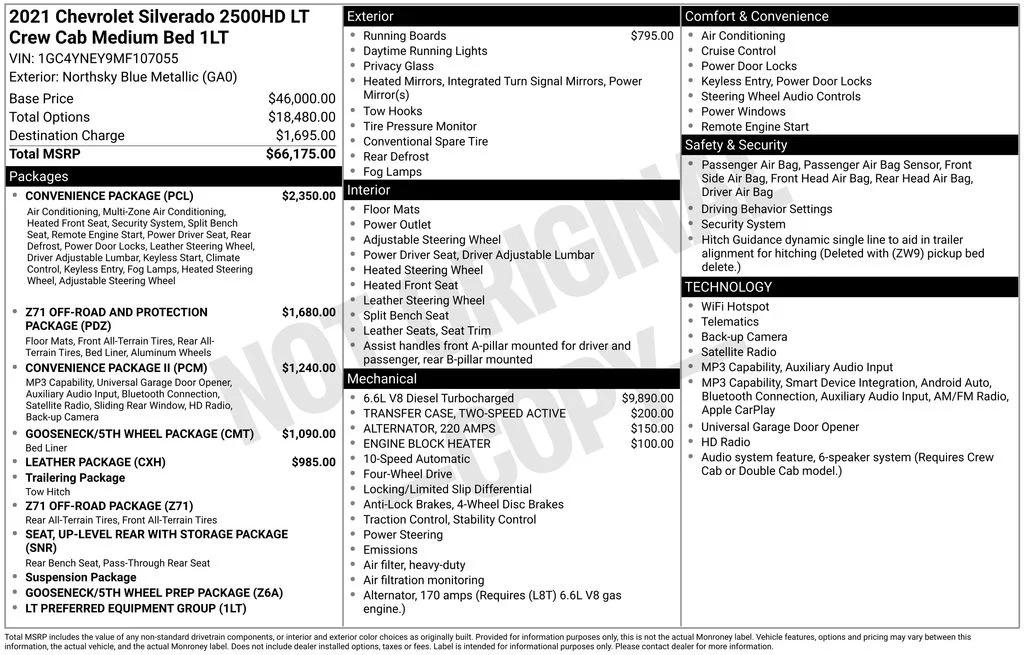chevrolet silverado 2500hd 2021 1GC4YNEY9MF107055 image chevrolet silverado 2500hd 2021 1GC4YNEY9MF107055 image